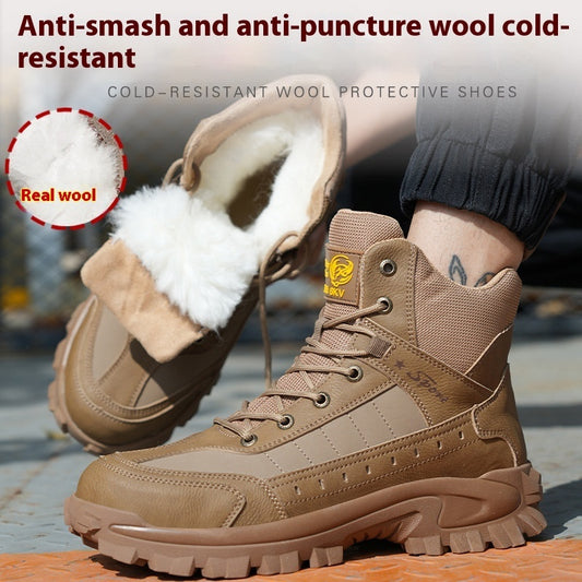 Winter Wool Protective Shoes – Safe, Warm & Durable