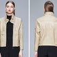 Women’s Korean Style PU Leather Jacket – Chic, Modern & Versatile
