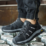 Men's Deodorant Toe Cap Lightweight Protective Footwear